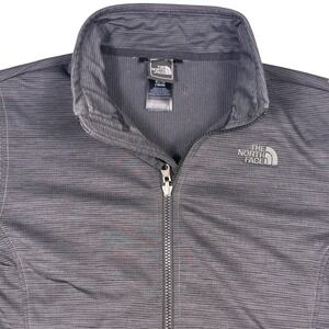 The North Face Boys 18-20 XL Full Zip Gray Jacket Lightweight Outdoors Athletic